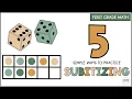 5 Simple Ways to Practice Subitizing in First Grade Number Sense Activities