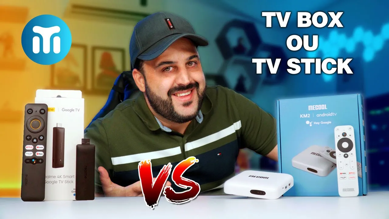 Realme GOOGLE TV STICK vs TV BOX Mecool KM2 - Qual escolher?