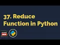 Reduce Function in Python Python Tutorials For Beginners
