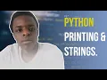 Python Tutorial How To Do HELLO WORLD PRINTING and STRINGS with Codecademy