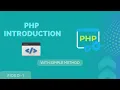 Introduction to PHP tutorial in PHP Course PHP Programming Grow Your Skills