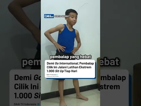 Pembalap cilik ini punya porsi latihan ekstrem! Mau coba? #pembalapcilik #CeritaSahabat #daaitv