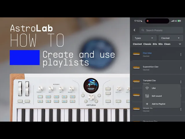 AstroLab | How to use playlists