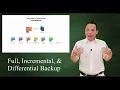 Data Backup Full Incremental and Differential