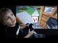 PLAYING MINECRAFT ON OUR WALL