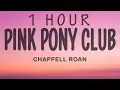 Download Lagu [1 HOUR 🕐 ] Chappell Roan - Pink Pony Club