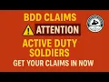 BDD VA Claims How to File Early and Everything You Need To Know Service Members