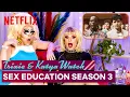 Download Lagu Drag Queens Trixie Mattel \u0026 Katya React to Sex Education Season 3 | I Like to Watch | Netflix