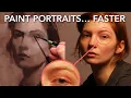 Lagu The FASTEST way to paint a portrait