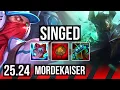Lagu SINGED vs MORDEKAISER (TOP) | 8/1/9 | EUW Master | 25.24