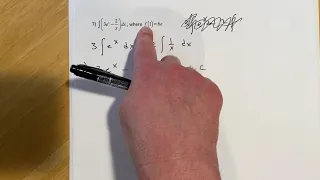 Finding Indefinite Integrals with Initial Conditions
