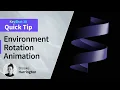 KeyShot Quick Tip - Environment Rotation Animation