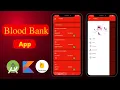 Blood Donation app Using Android Studio Kotlin Firebase