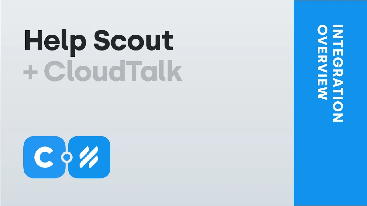 Help Scout + CloudTalk - Integration Overview (Helpdesk + Phone System Integration)