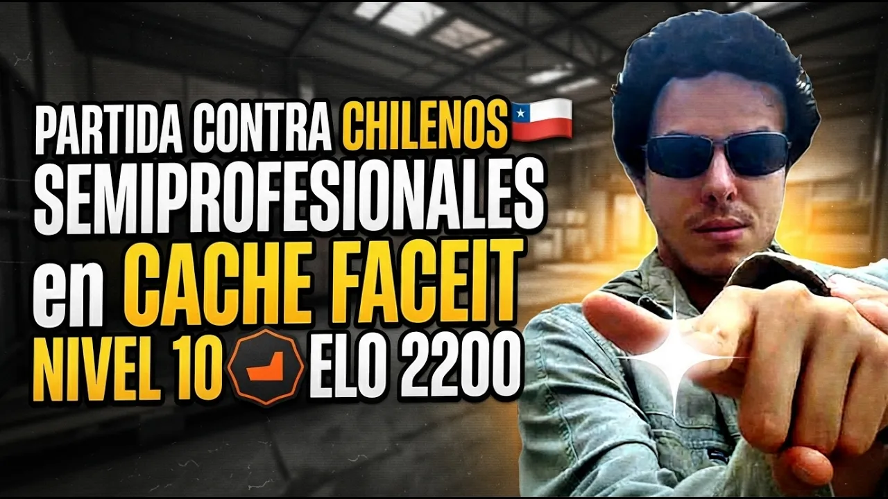 PARTIDA CONTRA CHILENOS SEMIPROFESIONALES en CACHE FACEIT NIVEL 10 ELO 2200 #cs2 #counterstrike2
