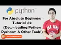 Downloading Python and Pycharm Installation Python Tutorials For Absolute Beginners In Hindi