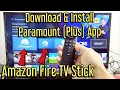 Fire TV Stick How to Download Install Paramount Paramount Plus App