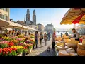 Lagu 🔴 LIVE: Ochtendsaligheid op de markt 🇨🇭 van Zürich | Ontspannende 4K-wandeling