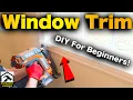 How to Install Interior Window Trim Fast Easy DIY For Beginners