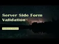 Server Side Express-Validation using Node js Express