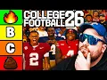 Ranking EVERY College Football 26 Team for Dynasty Mode