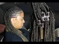 Half Cornrows Half Box Braids