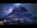 Download Lagu Heavy Thunderstorm Sounds with Rain and Very Intense Thunder and Lightning Atmosphere at Night