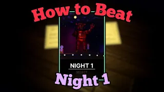  fix how to beat night 1 forgotten memories chapter 2