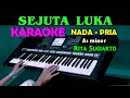 Download Lagu SEJUTA LUKA - Rita Sugiarto | KARAOKE Nada Pria, HD