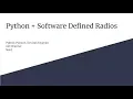 Python Software Defined Radios Python Frederick