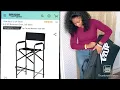 Amazon EZ UP Director s Chair Unboxing review Makeup chair