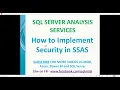 SSAS Tutorials How to Implement security in SSAS