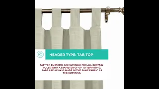 LIZ Polyester Linen Curtain Drapery Several Typical Headings Introduction