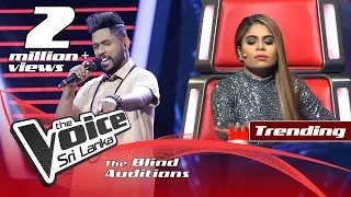 Download Sameera Lalithanga - Yalpanamen (යාල්පානමෙන්)  | Blind Auditions | The Voice Sri Lanka MP3