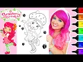 Coloring Strawberry Shortcake Prismacolor Paint Markers