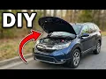 How To Open And Close The Hood - Honda CR-V 2017-2022