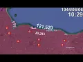Battle of Normandy (D-Day) in 1 minute using Google Earth