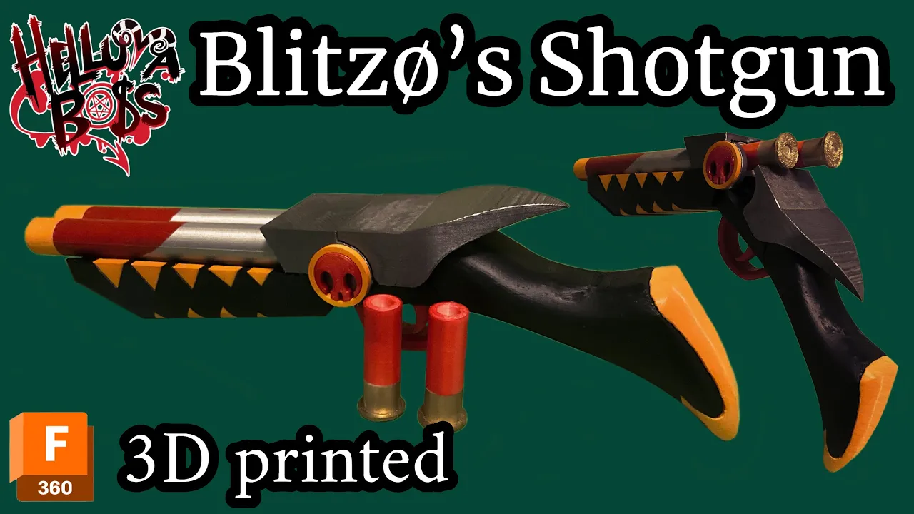 Helluva Boss Blitzo's Shotgun