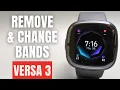 How to Change Bands Straps on Fitbit Versa 3