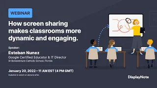 Webinar How screen sharing makes classrooms more engaging and dynamic
