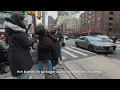 Cop hits old woman crossing Nineth Avenue - December 4, 2025