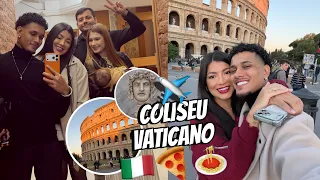VIAJAMOS PARA ROMA 🇮🇹✈️ VLOG #1