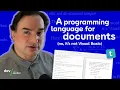 Typst the programming language for documents