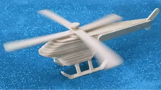 Let's make a beautiful helicopter together to decorate your study desk!