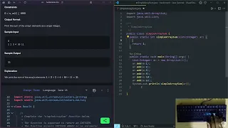 Solving Simple Array Sum in Java HackerRank DSA Practice
