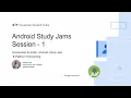 Android Study Jam - 01