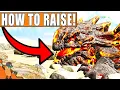 How To Raise Feed Magmasaur On Ark Lost Island UPDATED