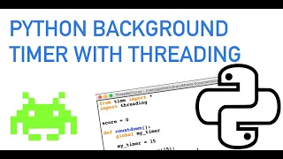 Python Tutorial Background Timer with Threading