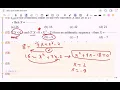 Sec2 2nd term algebra exercise3 part2 arithmetic sequence mean