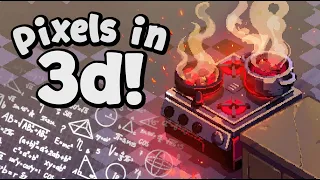 The Secret to Crisp 3D Pixel Art Rendering Pixel Perfect